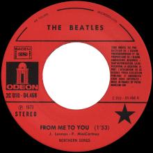 THE BEATLES DISCOGRAPHY FRANCE - OLDIES BUT GOLDIES - 220 L6-P1 - FROM ME TO YOU / DDEVIL IN HER HEART - E 2C 010-04468 - pic 3