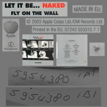 2003 11 17 - LET IT BE NAKED ⁄ FLY ON THE WALL  - pic 1