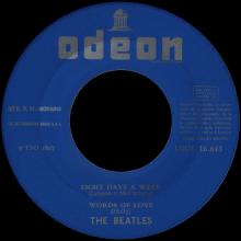 SP210 KANSAS CITY ⁄ MR. MOONLIGHT ⁄ EIGHT DAYS A WEEK ⁄ WORDS OF LOVE - SLEEVE 2 ⁄ RECORD 1 - pic 5