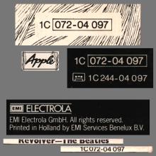 THE BEATLES DISCOGRAPHY FRANCE 1966 09 15 REVOLVER - M - APPLE - 1C 072-04097 - 1977 EXPORT FRANCE TO GERMANY - pic 6