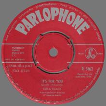 CILLA BLACK - IT'S FOR YOU - NORWAY - R 5162 - pic 1