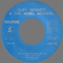 CLIFF BENNETT AND THE REBEL ROUSERS - GOT TO GET YOU INTO MY LIFE - PORTUGAL - LMEP 1251 - pic 3