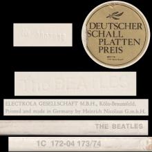 THE BEATLES DISCOGRAPHY FRANCE 1968 11 21 THE BEATLES (WHITE ALBUM) - P - APPLE 1 C 172-04 173⁄4 - FRANCE⁄GERMANY - pic 1