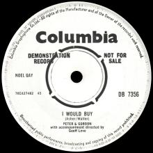 PETER AND GORDON - I DON'T WANT TO SEE YOU AGAIN - UK - DB 7356 - PROMO - pic 5