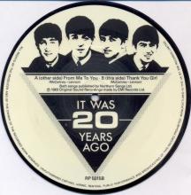 1963 04 12 THE BEATLES - FROM ME TO YOU / THANK YOU GIRL  - RP 5015 -1983 - pic 1