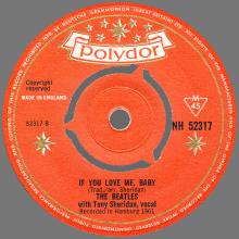 1964 05 29 TONY SHERIDAN & THE BEATLES - AIN'T SHE SWEET ⁄ IF YOU LOVE ME, BABY - POLYDOR NH 52317  - pic 3
