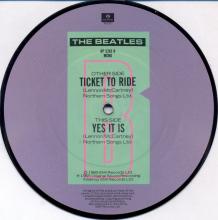 1965 04 09 THE BEATLES - TICKET TO RIDE / YES IT IS - RP 5265 - 1985 - pic 1