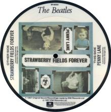 1967 02 17 THE BEATLES - STRAWBERRY FIELDS FOREVER ⁄ PENNY LANE - RP 5670 - 1987 - pic 1