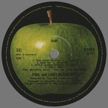 1971 05 21 - 2021 05 14 - PAUL AND LINDA McCARTNEY - RAM - 00602435577234 - HALF SPEED - WORLDWIDE - GERMANY - pic 1