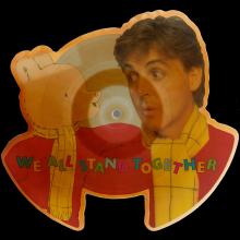 1984 11 12 - WE ALL STAND TOGETHER ⁄ HUMMING VERSION - RP 6086 - SHAPED PICTURE DISC 7" - 1984 12 03  - pic 2