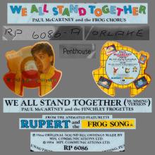 1984 11 12 - WE ALL STAND TOGETHER ⁄ HUMMING VERSION - RP 6086 - SHAPED PICTURE DISC 7" - 1984 12 03  - pic 4