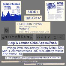 1979 00 00 - SONGS OF LONDON - CAPITAL RADIO 194 - HELP A LONDON CHILD - HALC 3 A - UK - pic 1