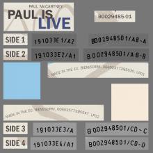 1993 11 15 - 2019 07 12 - PAUL IS LIVE - 6 02577 28567 7 - 0602577285523  - pic 2