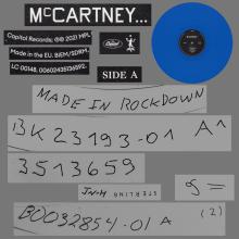 2020 12 18 - McCARTNEY III - BLUE VINYL - EXCLUSIVE - pic 3