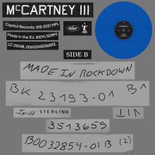 2020 12 18 - McCARTNEY III - BLUE VINYL - EXCLUSIVE - pic 4