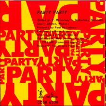 1989 11 23 PARTY PARTY - PAUL McCARTNEY CD3R 6238 - CDPCSDX 106 - 0 077779 363124 - AUSTRIA - 3 INCH CD - pic 2
