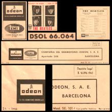SPAIN 1965 06 10 - DSOL 66.064 - TICKET TO RIDE ⁄ YES IT IS - SLEEVE 2 LABEL 2 - pic 1