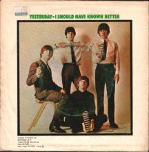 SPAIN 1976 05 01 - 1J 006-06.103 - YESTERDAY ⁄ I SHOULD HAVE KNOWN BETTER - SLEEVE 1 LABEL 2  - pic 5