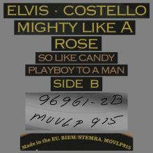 1991 05 14 - 2022 07 15 - ELVIS COSTELLO - MIGHTY LIKE A ROSE - WARNER RECORDS - MOVLP915 - 8 749262 017443 - pic 4