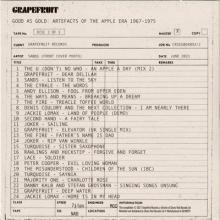 2021 06 25 - GOOD AS GOLD - ARTEFACTS OF THE APPLE ERA 1967-1975 - GRAPEFRUIT - pic 10
