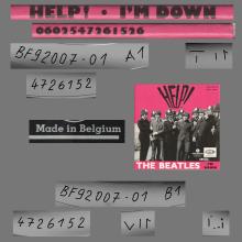 2019 11 22 THE BEATLES - THE SINGLES COLLECTION - 0602547261717 - 4726152 - BELGIUM - BF92007-01 - pic 1