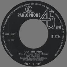 1968 10 18 - THE SCAFFOLD - LILLY THE PINK - ITALY - 1968 12 23 - R 5734 - pic 3