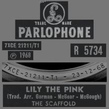 1968 10 18 - THE SCAFFOLD - LILLY THE PINK - ITALY - 1968 12 23 - R 5734 - pic 4