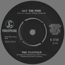 1968 10 18 - THE SCAFFOLD - LILLY THE PINK - NORWAY - R 5734 - pic 3