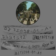 2019 10 18 - ABBEY ROAD - PICTURE DISC - 0602508048883 - TEST PRESSING - pic 1