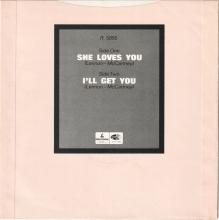 1982 12 07 THE BEATLES SINGLES COLLECTION - BSCP1 - R 5055 - B - SHE LOVES YOU / I'LL GET YOU - pic 1