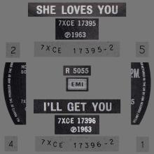 1982 12 07 THE BEATLES SINGLES COLLECTION - BSCP1 - R 5055 - B - SHE LOVES YOU / I'LL GET YOU - pic 1