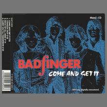 1992  02 00 - BADFINGER - COME AND GET IT - HOLLAND 1992  02 - CDP 560-20 4652 2 - 5 099920 465223  - pic 1