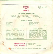 THE BEATLES FRANCE 45 - 1968 11 01 - SLEEVE A  ⁄ RECORD 2 - APPLE L APF 504 - HEY JUDE ⁄ REVOLUTION -1 - pic 1