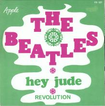 THE BEATLES FRANCE 45 - 1968 11 15 - SLEEVE C - APPLE - L FO 127 - HEY JUDE ⁄ REVOLUTION -1 - pic 1
