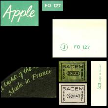 THE BEATLES FRANCE 45 - 1968 11 15 - SLEEVE D - APPLE - J FO 127 - HEY JUDE ⁄ REVOLUTION -1 - pic 1