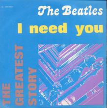 THE GREATEST STORY - I NEED YOU ⁄ DIZZY MISS LIZZY - 3C 006-04455 - BLUE SKYE LABEL - C - pic 1