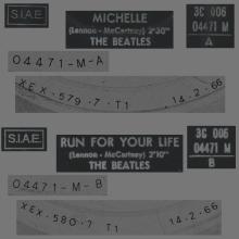 THE GREATEST STORY - MICHELLE ⁄ RUN FOR YOUR LIFE - 3C 006-04471 - BLACK LABEL - pic 1