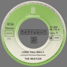LONG TALL SALLY - I CALL YOUR NAME - 1981 / 1987 - 1C 006-04 776 - 2 - RECORDS - pic 5