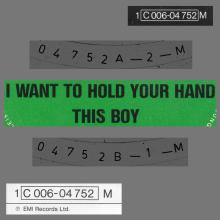 I WANT TO HOLD YOUR HAND - THIS BOY - 1976 / 1987 - 1C 006-04 752 M - 2 - RECORDS - pic 1