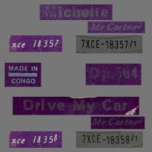BEATLES DISCOGRAPHY CONGO - 1966 02 00 - DP 564 - MICHELLE / DRIVE MY CAR - pic 3