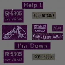 BEATLES DISCOGRAPHY CONGO - 1965 07 23 - R 5305 - HELP / I'M DOWN Down  R5305 - pic 1