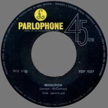 BEATLES DISCOGRAPHY PORTUGAL 050 B - HEY JUDE / REVOLUTION - PDP 5089 - pic 1