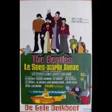 BELGIUM 1968 YELLOW SUBMARINE ⁄ DE GELE DUIKBOOT - BEATLES MOVIEPOSTER FILMPOSTER - pic 1