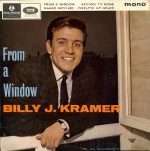 BILLY J. KRAMER WITH THE DAKOTAS - FROM A WINDOW - GEP 8921 - UK - EP - pic 1
