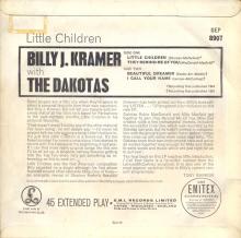 BILLY J. KRAMER WITH THE DAKOTAS - I CALL YOUR NAME - GEP 8907 - UK - EP - pic 2