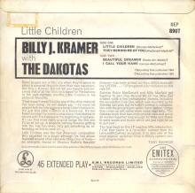 BILLY J. KRAMER WITH THE DAKOTAS - I CALL YOUR NAME - GEP 8907 - UK - EP - pic 2