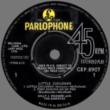 BILLY J. KRAMER WITH THE DAKOTAS - I CALL YOUR NAME - GEP 8907 - UK - EP - pic 3