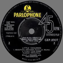 BILLY J. KRAMER WITH THE DAKOTAS - I CALL YOUR NAME - GEP 8907 - UK - EP - pic 5