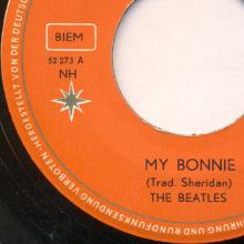 THE BEATLES DISCOGRAPHY BELGIUM 002 My Bonnie ⁄ The Saints - Polydor 52 273 A - Trad . - Type 2 - pic 5