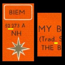 THE BEATLES DISCOGRAPHY BELGIUM 002 My Bonnie ⁄ The Saints - Polydor 52 273 A - Trad . - Type 2 - pic 6
